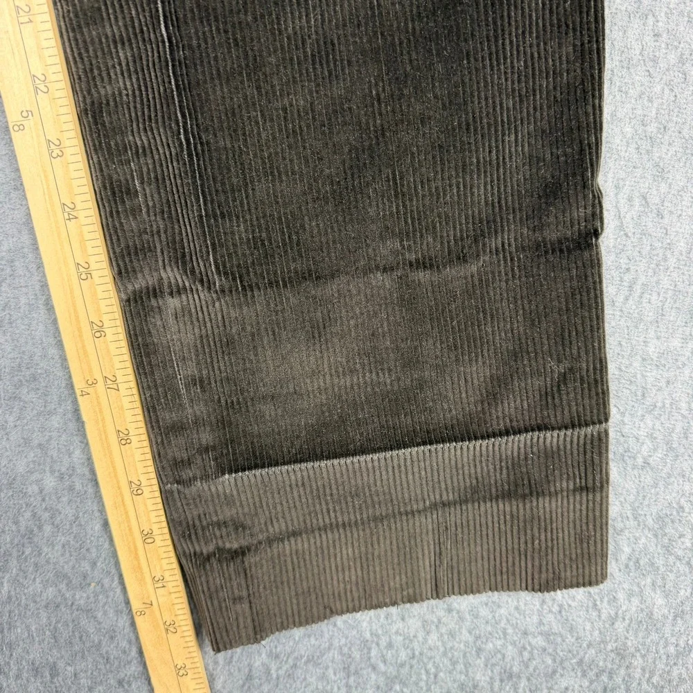 Ralph Lauren Kids Size 6 Brown Corduroy Pleated Cuffed Trousers Made in USA